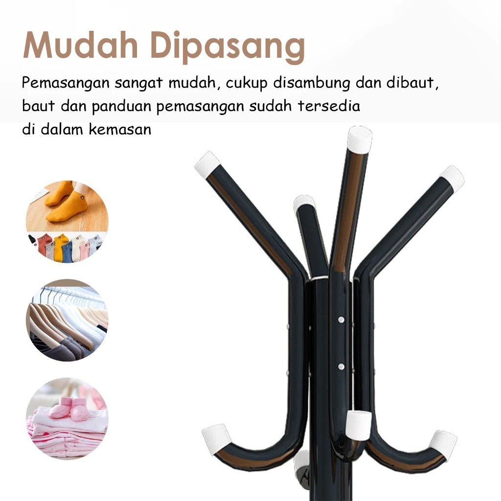 Grosir Bag Hanger /Standing Hanger /Gantungan Baju Tas Helm Jaket/ Cantolan Besi Serbaguna