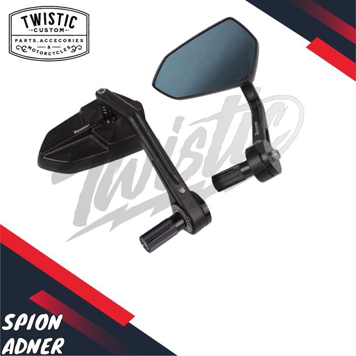 PREMIUM Spion Jalu Barend Bar End Oval Adner Motor Retro Universal XSR 155 XSR155 TVS Ronin Keeway