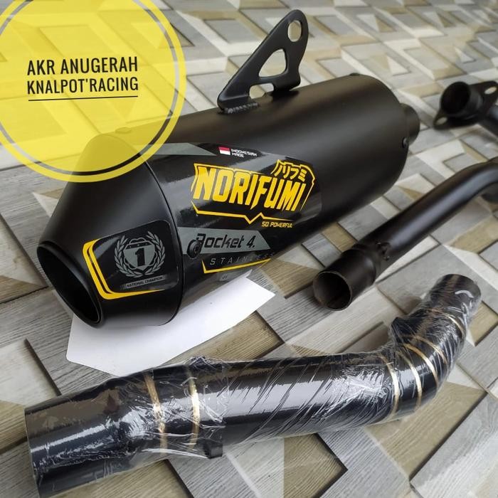 PREMIUM knalpot norifumi black PNP KLX CRF wr dan db killer