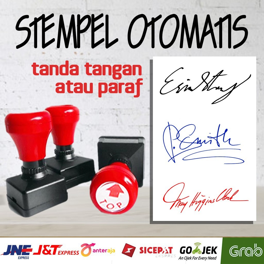 

STEMPEL OTOMATIS TANDA TANGAN / PARAF 1 WARNA