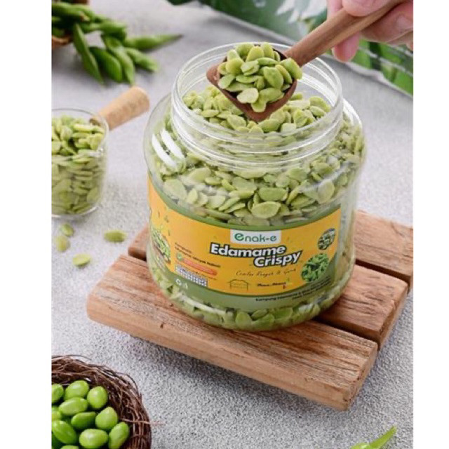 

Sajiandapur Edamame Crispy Garlic 500G -E Toples