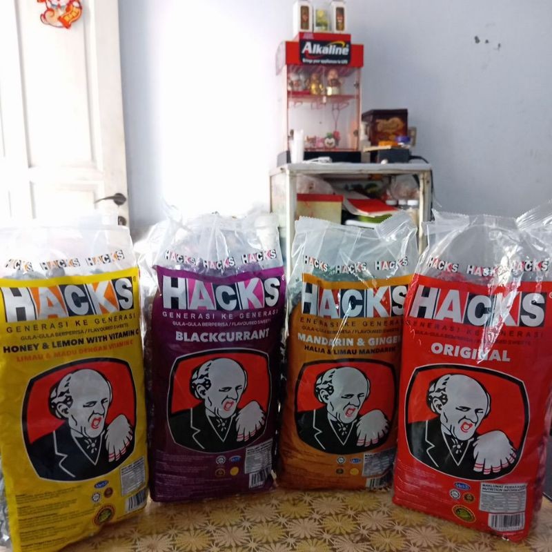 

Sajiandapur Permen Hacks Malaysia Ada 4 Varian Rasa Original, Blackcurrent, Lemon And Honey,