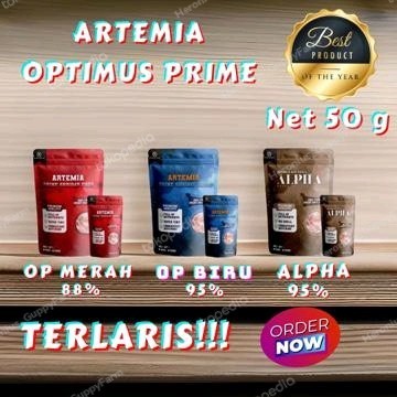 Artemia Optimus Prime Net 50 Gram/Alternatif Supreme Plus