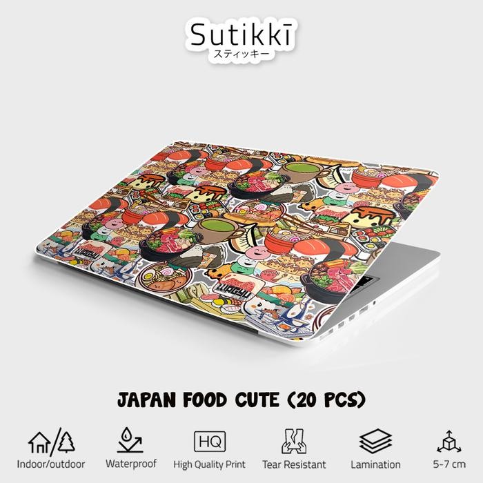 

icker Pack Japan Food Doodle Traveling Sushi Culture Vinyl Tumbler Laptop