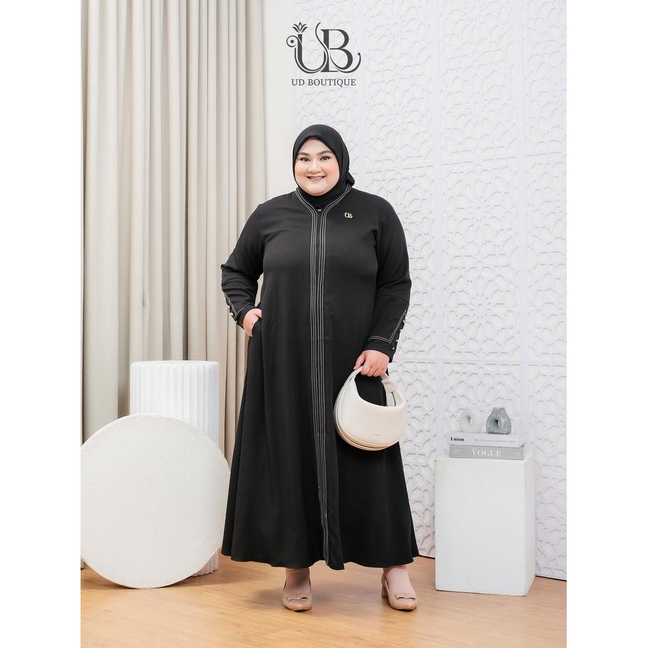 Layali- Gamis Abaya Jumbo LD 120 - LD 130 Busui Friendly Muslim Wanita Dewasa Remaja Syari