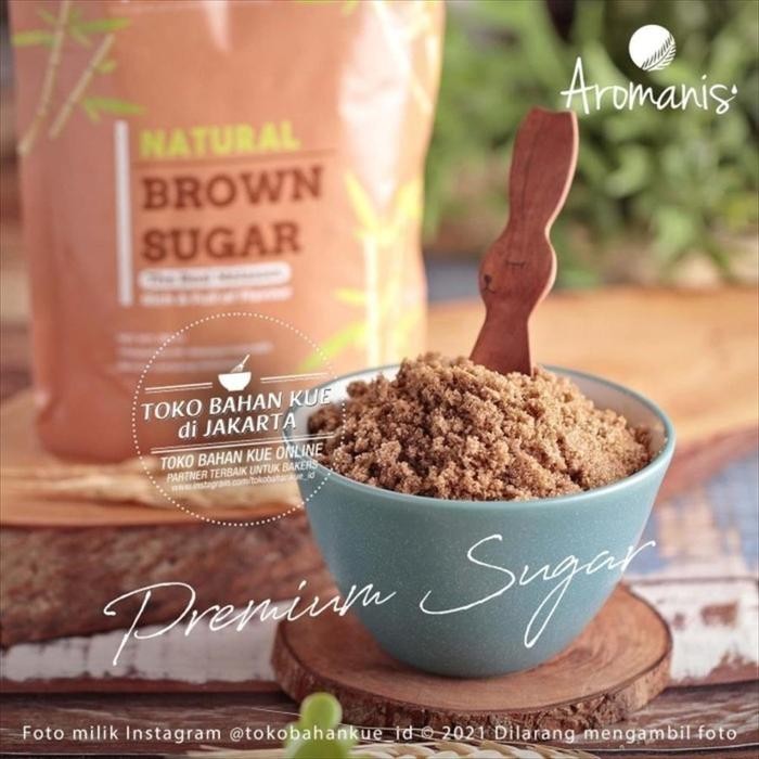 

Aromanis Gula TEBU Organik 1kg Repack Molasses Brown Sugar Gula Merah