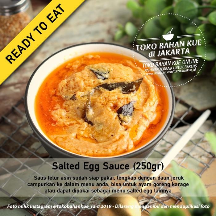 

Sauce Salted Egg Yolk Salty Eggs Saus Telur Asin Telor Based