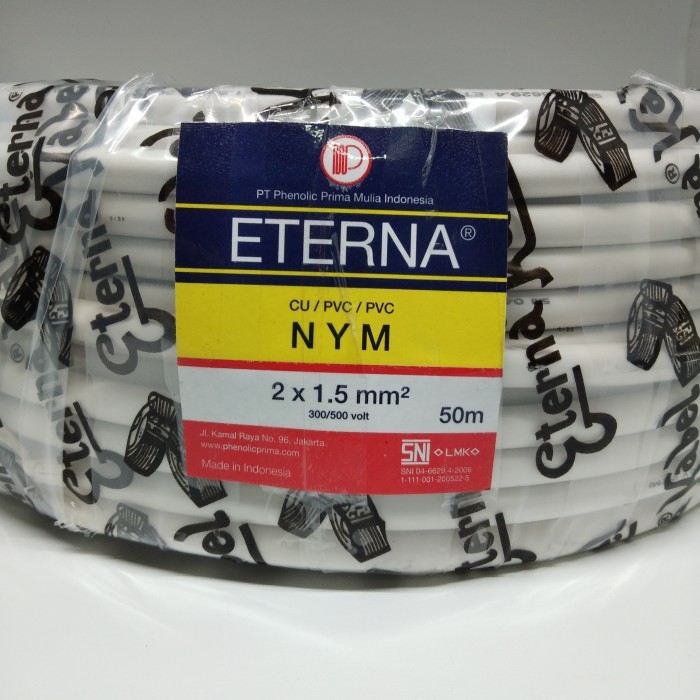 Kabel eterna nym 2 x 1,5 @50m