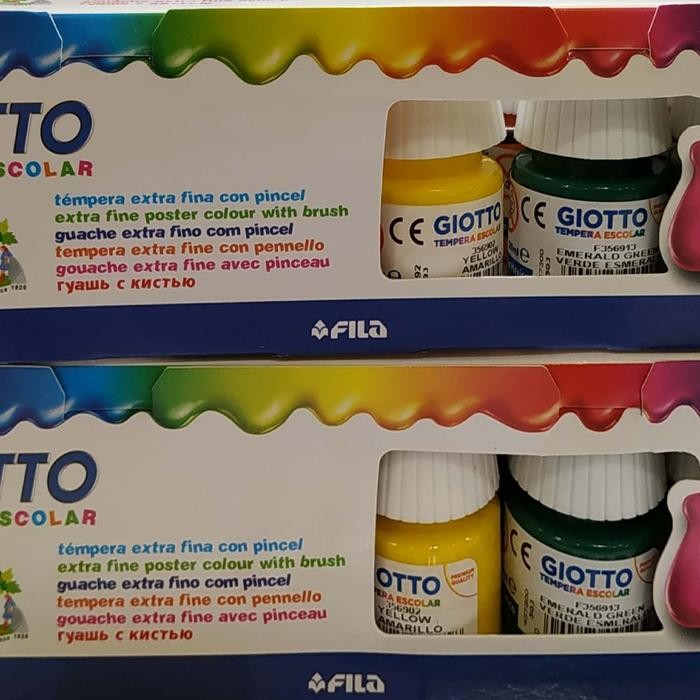 

TERLARIS Giotto Extra Fine Poster Colour with Brush 12x 25ml