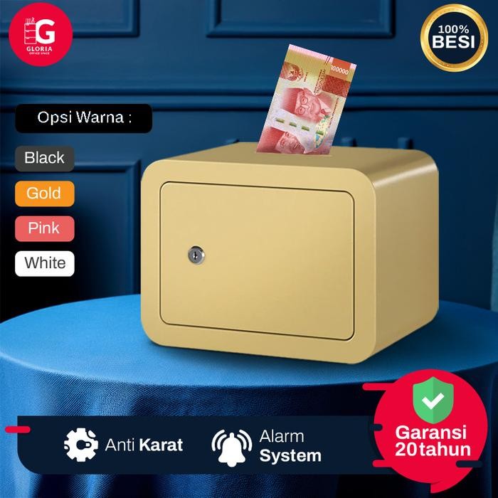 Brankas Mini - Brankas Digital PIN - Brankas Penyimpanan Uang Emas - Brankas Kunci