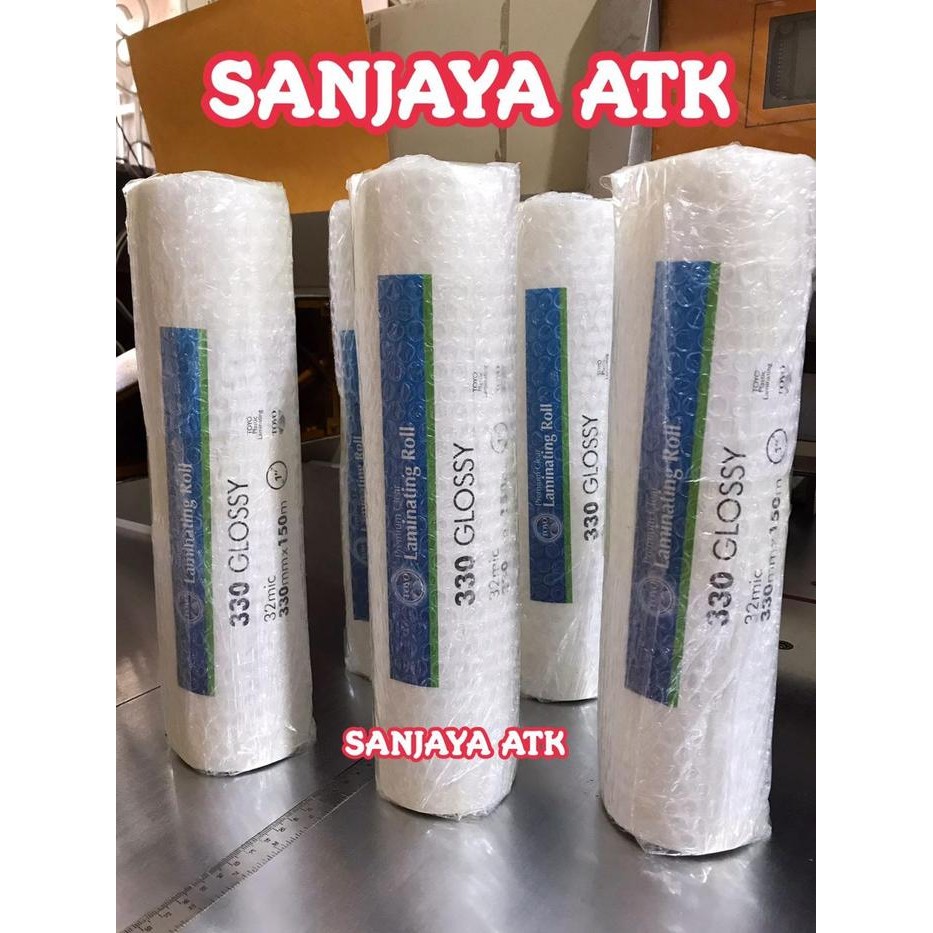 

PLASTIK LAMINATING ROLL GLOSSY 330MM