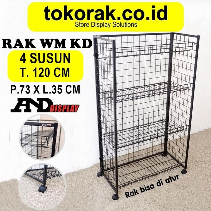 RAK ROTI / MINIMARKET / RAK KERANJANG / SERBAGUNA / PROMOSI / SNACK