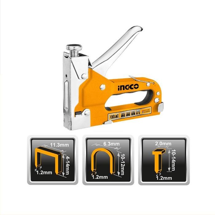 

WOLD - Staple Gun Tembak 3 in 1 Way INGCO HSG1405 Jok Hekter Staples Steples