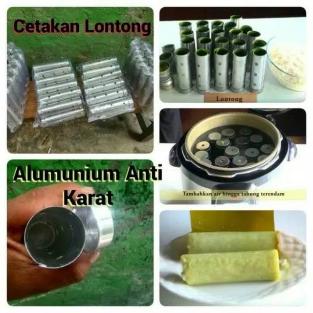 Cetakan Lontong Premium Tebal Aluminium 12 Pc