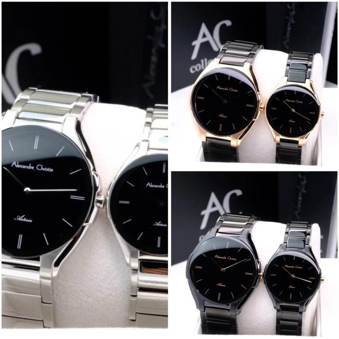Jam Tangan Couple Alexandre Christie Ac 8610 Asli 100%