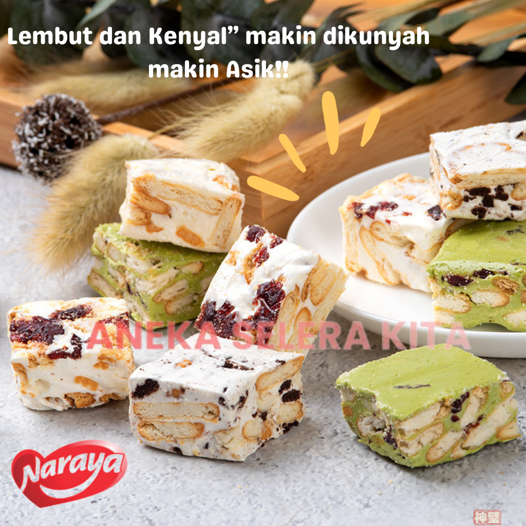 

AYOOOLLARIZSS!! Naraya Narabis Rasa Chocolate Strawberry Matcha Cookies Cream Assortment Nougat