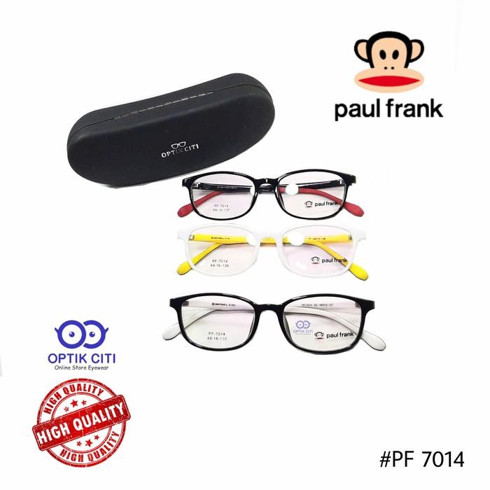 Berkualitas Frame Kacamata Pria Wanita Paul Frank 7014 Lentur Ringan Original