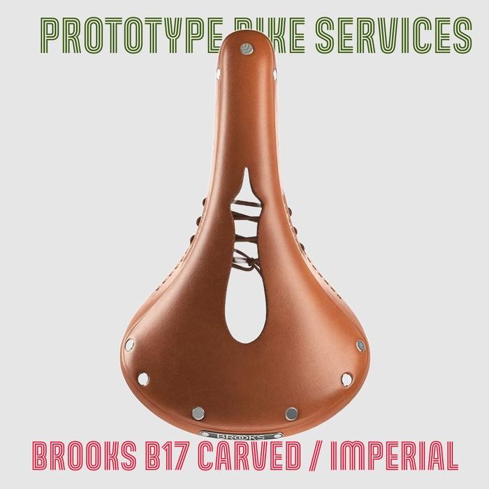Brooks B17 Carved Honey