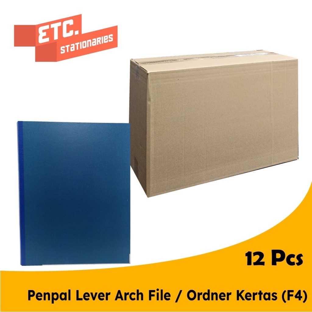 

[12 Pcs] Penpal Paper Lever Arch File / Ordner Kertas Folio [F4] PL-771