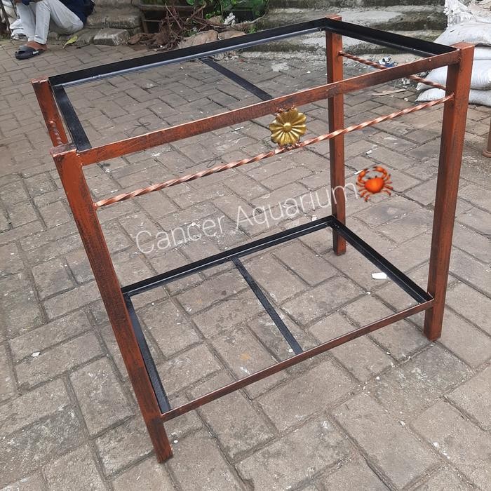 RAK BESI AQUARIUM 60x40