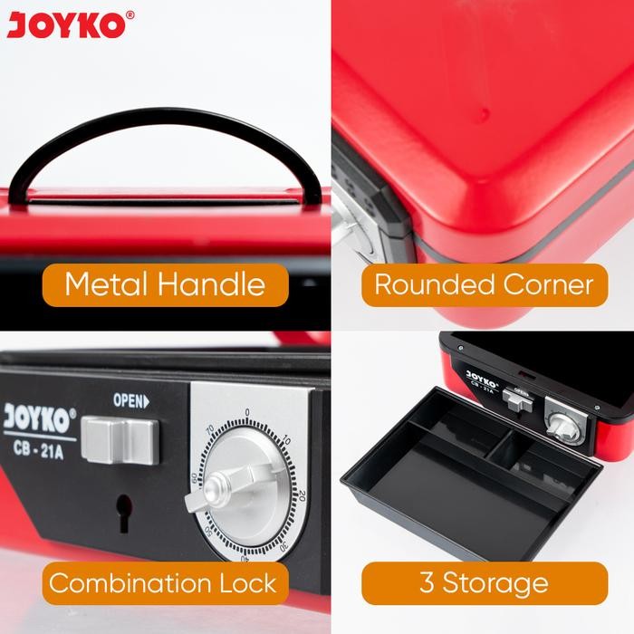 

Cash Box Kotak Uang Kotak Kas Joyko Cb-21A