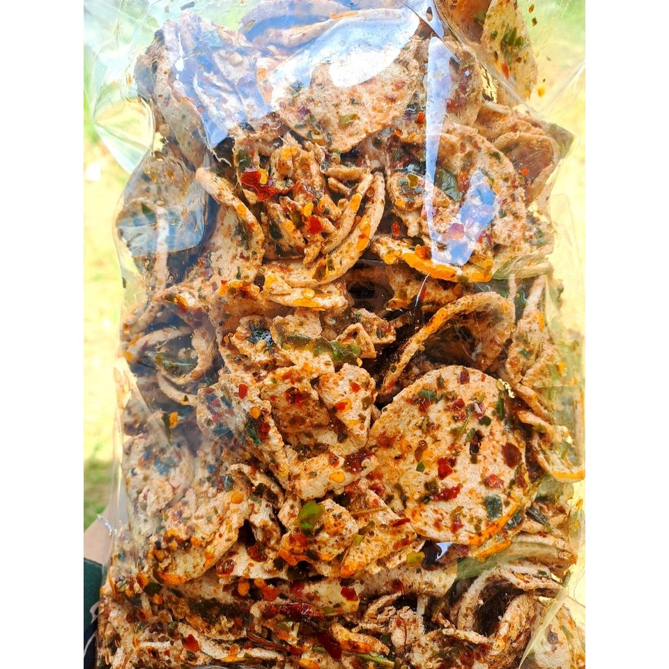 

Dapur Joglo Basreng Pipih Premium Pedas Daun Jeruk Kari'Am Bandung 1Kg