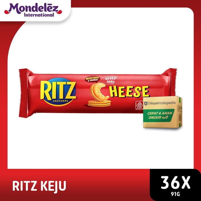 

Dapur Joglo [1 Karton Isi 36 Pcs] Ritz Crackers Sandwich Biskuit Keju 91 Gr