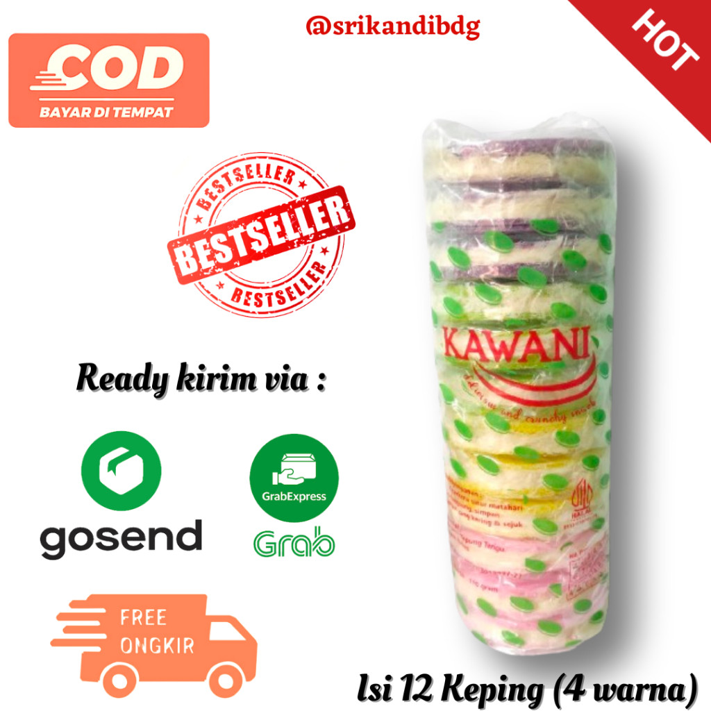 

Dapur Joglo Aromanis Rambut Nenek Srikandi Kawani Isi 12 Manis, Lembut, Renyah