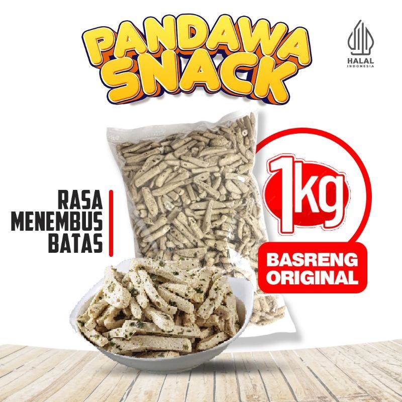 

Dapur Joglo Basreng Original Daun Jeruk 1Kg Baso Goreng Stik