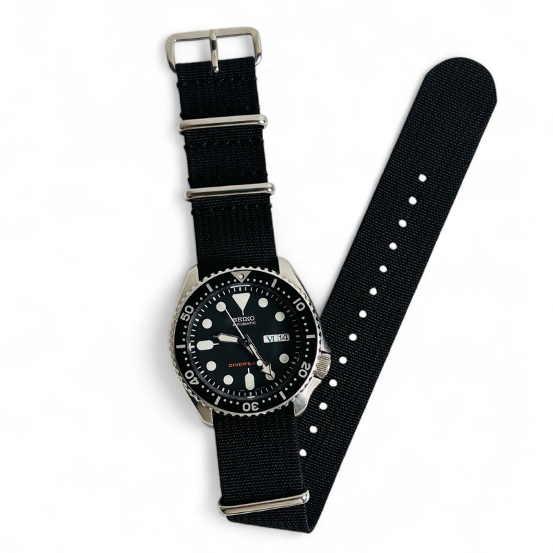 TALI JAM NATO STRAP RIBBED NYLON 18mm 20mm 22mm
