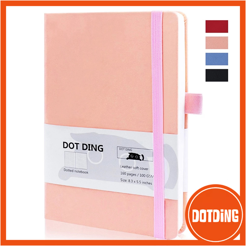 

UM1 [COD] Buku Catatan Bertitik A5 Sampul Lembut Kulit Kertas Tebal 100GSM 160 Halaman Sederhana