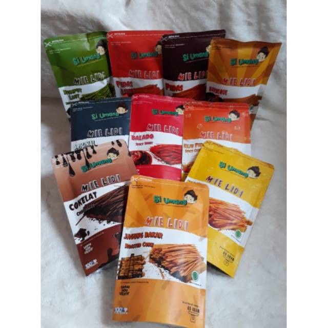 

Dapur Joglo Mie Lidi Si Umang Siumang Snack Mi Lidi Pedas Jajanan 65Gr Cemilan Pedas Lidi Si Umang