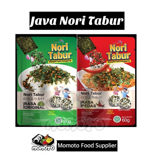 

Dapur Joglo Nori Tabur Rumput Laut Panggang Bon Onigiri 60 Gram Original Pedas