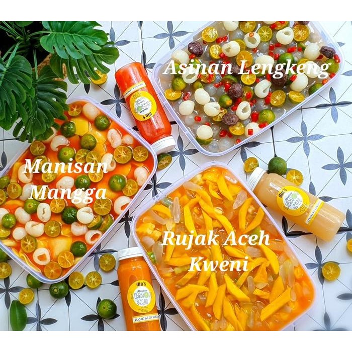 

Family Pax - Asinan Lengkeng /Manisan Mangga/Rujak Aceh Kweni