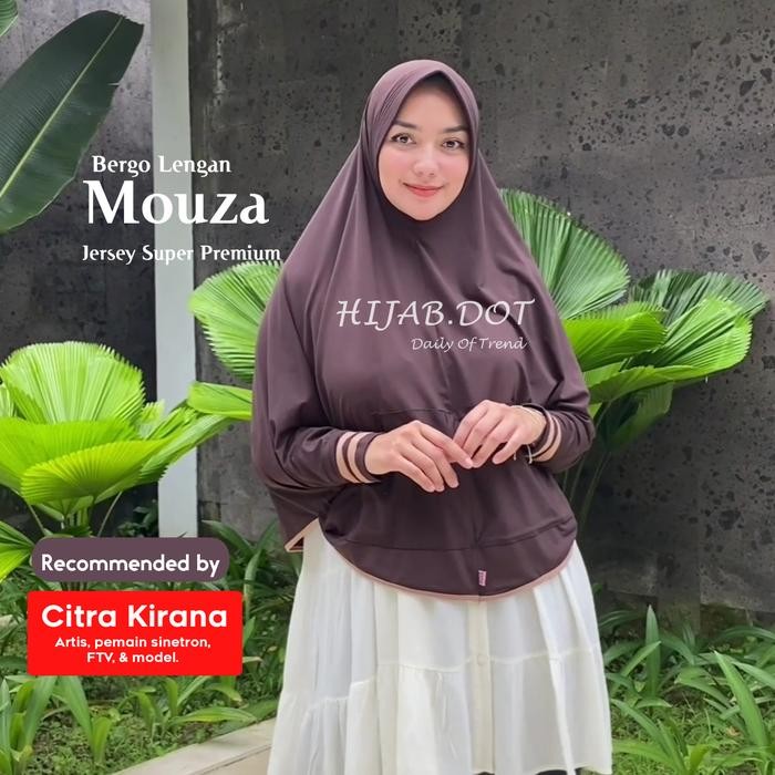 murah- Hijab Lengan Saku Mouza Jumbo by HIJAB.DOT