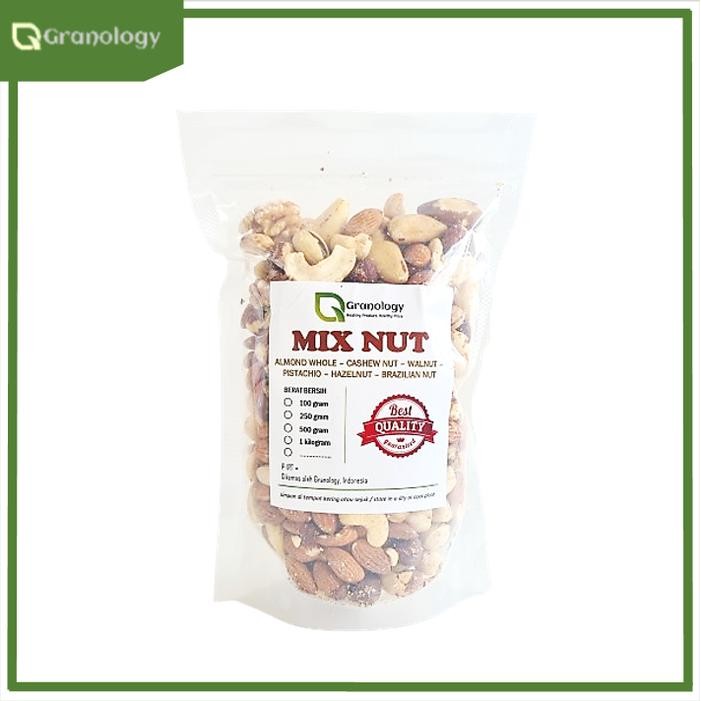 

EatFr3sh- Mix Nut 500 gram (Mede, Almond, Walnut, Hazelnut, Pistachio & Brazil)