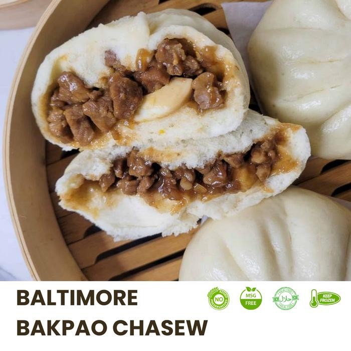 

EatFr3sh- Baru DIMSUM BAKPAO CHA SEW PAO Ayam 12pc Halal NO MSG PNGWET FAV resto
