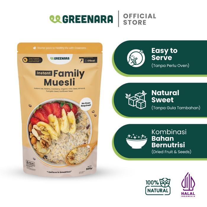 

EatFr3sh- Instant Family Muesli 500gr / Sarapan Sehat
