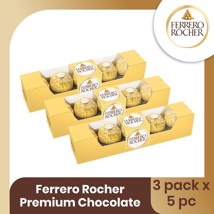 

EatFr3sh- Ferrero Rocher - Premium Chocolate (5pcs) x3