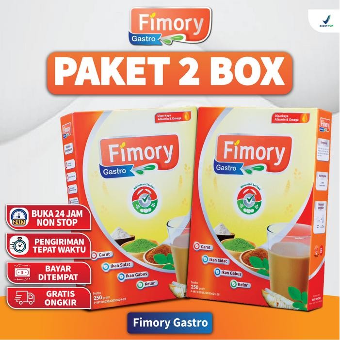 

EatFr3sh- 2 BOX Fimory Gastro Sereal Umbi Garut Solusi Asam Lambung Dan Gerd - 250grm