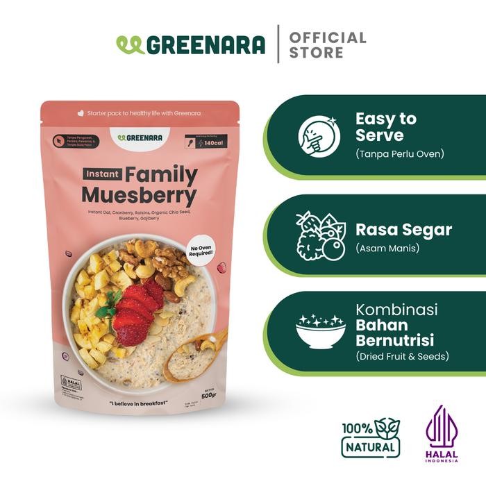 

EatFr3sh- Instant Family Muesberry 500gr / Sarapan Sehat