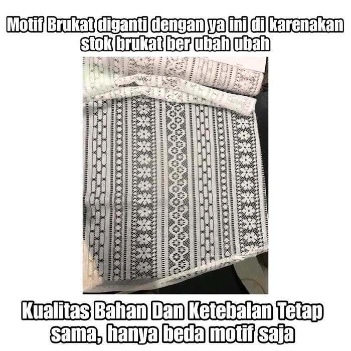 Hijmi- Amara Outer Crop Brukat Malika Cardigan Tunik - Jumbo LD 110 - LD 120 - Outer Tunik Brukat