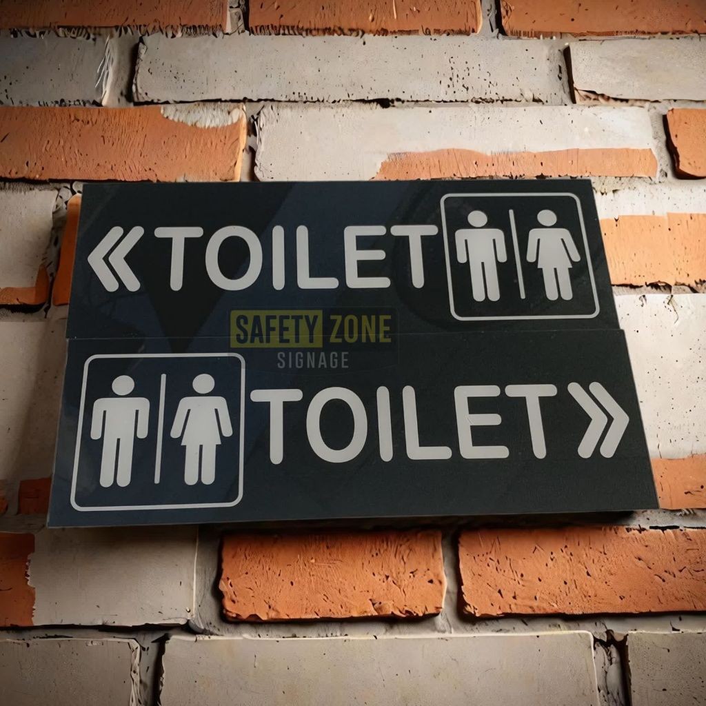 

UM1 Sn Akrilik Toilet Arah panah (HITAM)