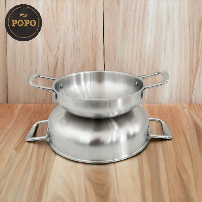 

EatFr3sh- Panci Korea Ramyun Ramen Bakmi Bihun Kwetiau Stainless Steel 2 Gagang