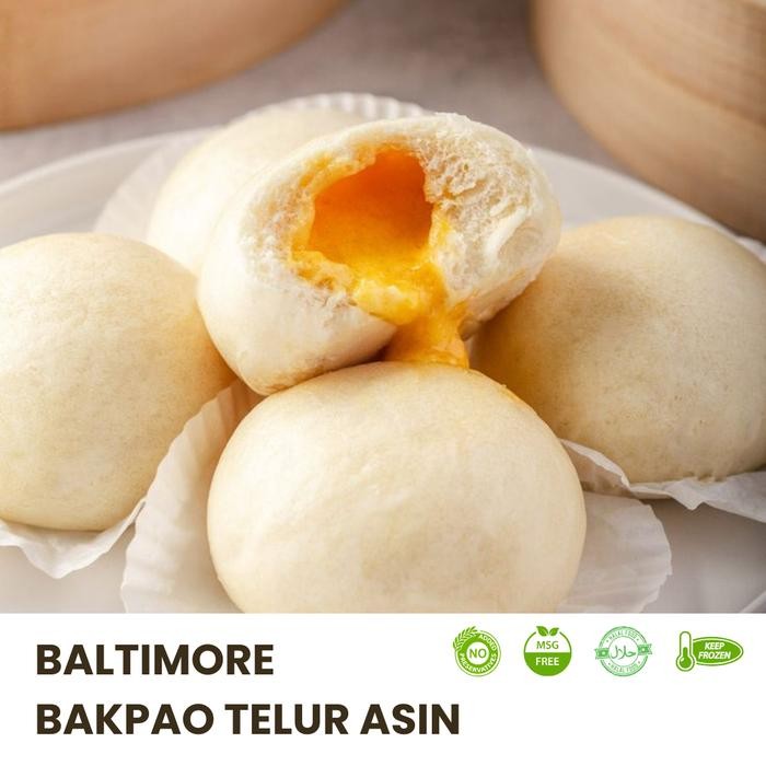 

EatFr3sh- ENAAKK BAKPAO TELUR ASIN HALAL 12 PCS ,grosir resto,hotel, cafe dimsum