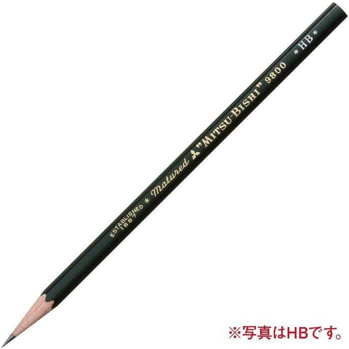 

No.OneBest- Pencil Uni Mitsubishi 9800 Matured Micro Graphite Lead 2H,H,F,HB,B,2B