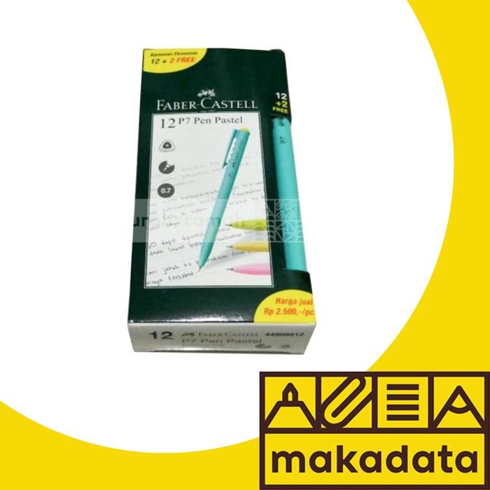 

No.OneBest- PULPEN BOLPEN FABER CASTELL P7 PASTEL (1 PAK) MURAH