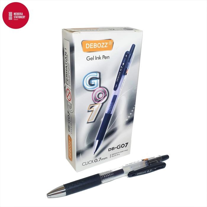 

No.OneBest- (ISI 12)Pulpen/Bolpen/Ballpoint/Ballpen Gel Click Debozz DB-G07 0.7