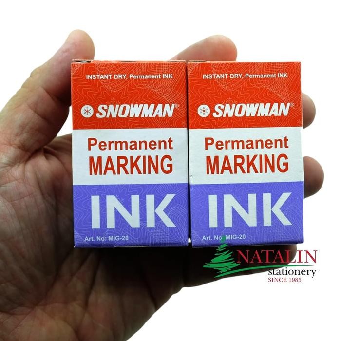 

No.OneBest- Isi Spidol Refill Ink G-12 Permanen Marker SNOWMAN Hitam/Biru/Merah