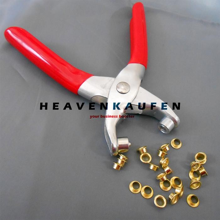 

No.OneBest- Tang Alat Pasang Eyelet Mata Ayam Itik Mata Ikan 3 s/d 5 mm Excellent